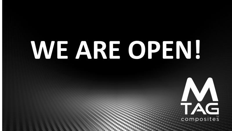 WE ARE OPEN!